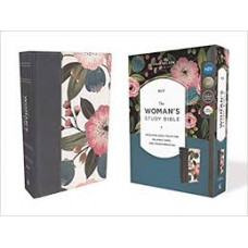 NIV The Woman's Study Bible - Blue Floral Cloth Over Board